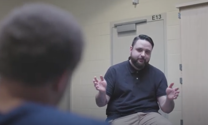 kyle YFC leader meets with teens in jail