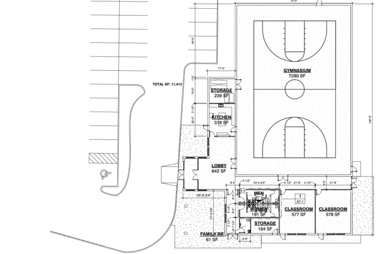 Blueprint of new youth center