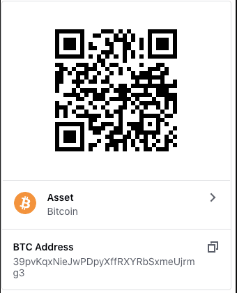 BitCoin Donate QR Code